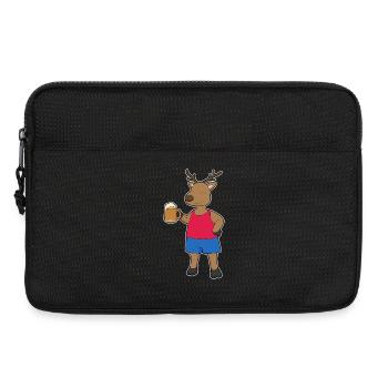 Reh Bier - Laptoptasche 13" - Schwarz - Vorne