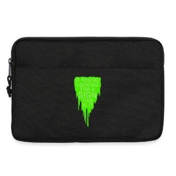 If You're Looking For A Sign This Is It Lustig - Laptoptasche 13" - Schwarz - Vorne