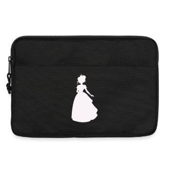 Princesse en robe de bal - Sacoche pour ordinateur portable 13 pouces - noir - Devant