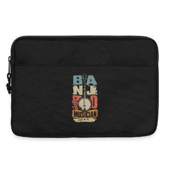 Vintage Banjo Banjo Player Banjo Country Music, - Laptop bag 13" - black - Front