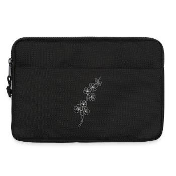 Blossom Lines Cherry Blossoms - Laptop bag 13" - black - Front