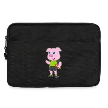 Pig American Football - Laptop bag 13" - black - Front