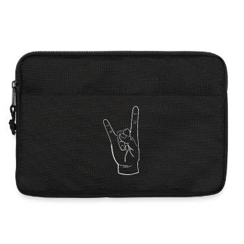 ROCK - Laptop bag 13" - black - Front