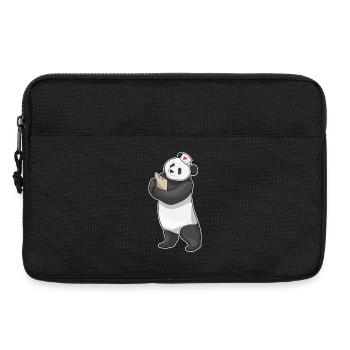 Panda Krankenschwester  - Laptoptasche 13" - Schwarz - Vorne
