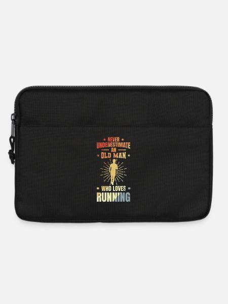 Läufer Großvater - Laptoptasche 13" - Schwarz