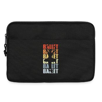 Vintage Ballet - Laptop bag 13" - black - Front