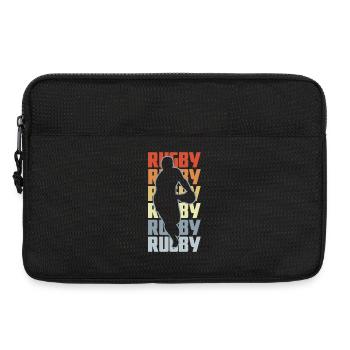 Rugby - Laptop bag 13" - black - Front