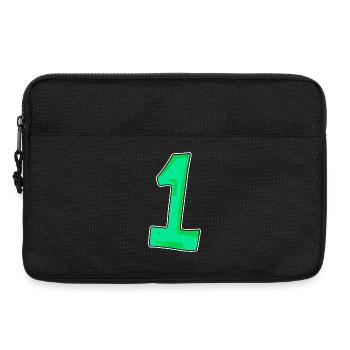 1 green - Laptop bag 13" - black - Front