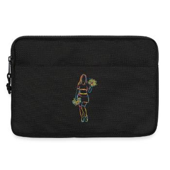 Croquis de pom-pom girl - Sacoche pour ordinateur portable 13 pouces - noir - Devant
