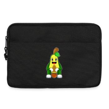 Avocado Basketball Player Basketball - Laptop bag 13" - black - Front