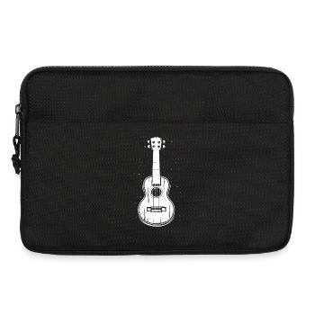 Ukulele Zeichnung - Laptoptasche 13" - Schwarz - Vorne