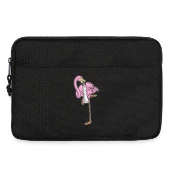 Flamingo Chess Piece King Chess - Sacoche pour ordinateur portable 13 pouces - noir - Devant
