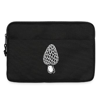 Morchel - Pilzsammler - Pilze - Spruch - Laptoptasche 13" - Schwarz - Vorne
