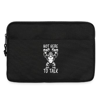 Drôle de cadeau de la musculation en mode bodybuilding - Sacoche pour ordinateur portable 13 pouces - noir - Devant