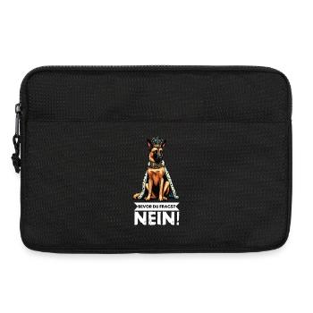 Avant que vous ne demandiez : Berger belge Malinois - Sacoche pour ordinateur portable 13 pouces - noir - Devant