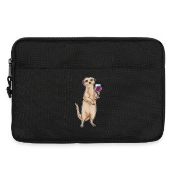 Meerkat Red Wine - Laptop bag 13" - black - Front