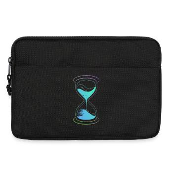 Hourglass Neon Time - Laptop bag 13" - black - Front