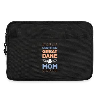 Maman Dogue certifiée Great Dane - Sacoche pour ordinateur portable 13 pouces - noir - Devant