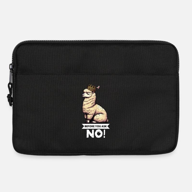Before You Ask No Alpaka lamas Alpakabesitzer  - Laptoptasche 13" - Schwarz