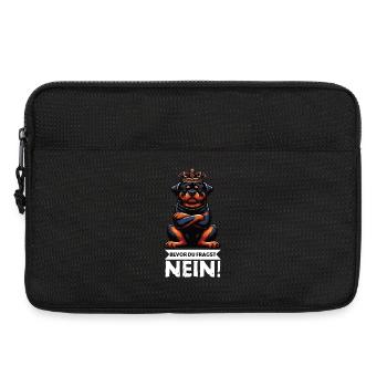 Avant que vous ne demandiez, pas de Rottweiler propriétaire de rottweiler - Sacoche pour ordinateur portable 13 pouces - noir - Devant