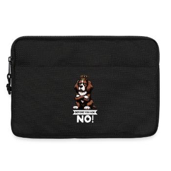 Before You Ask No Münsterländer Münsterländerhund - Laptop bag 13" - black - Front