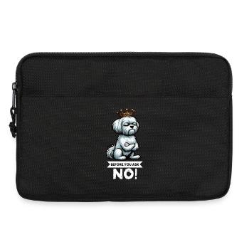 Before You Ask Malteser Maltese Owners Maltese - Laptop bag 13" - black - Front
