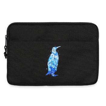 Pinguine bunt Kinder Herren Jungen Pinguin - Laptoptasche 13" - Schwarz - Vorne