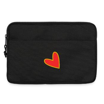 PAPOUNET. DAD. FATHER'S DAY. HAPPY FATHER'S DAY - Laptop bag 13" - black - Front
