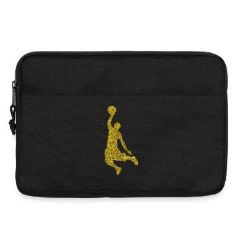 Gold Basketball - Laptoptasche 13" - Schwarz - Vorne
