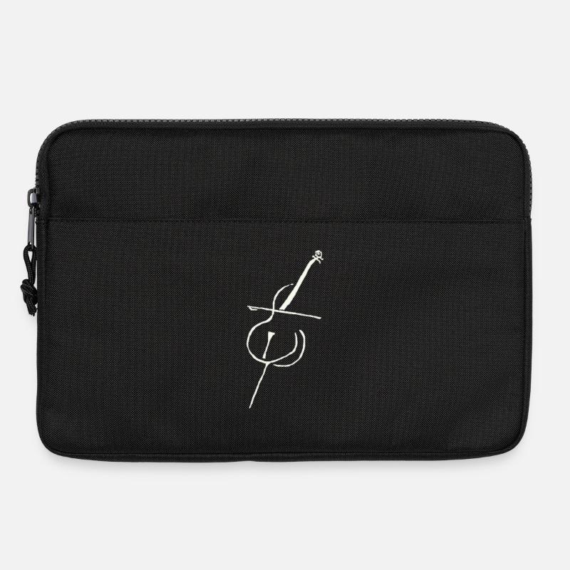Pure cello white - Laptop bag 13" - black