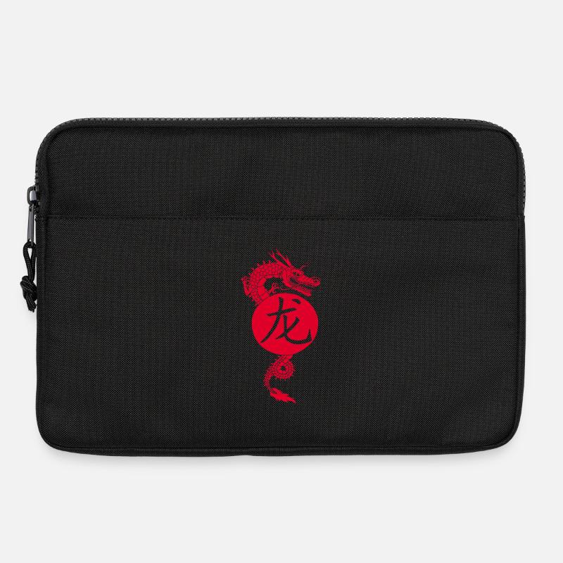 chinesischer roter drache - Laptoptasche 13" - Schwarz