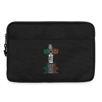 Celtic Cross - Laptop bag 13" - black - Front