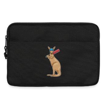 Kangaroo Cricket Cricket Bat - Laptop bag 13" - black - Front