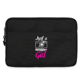 Camera Girl - Laptop bag 13" - black - Front