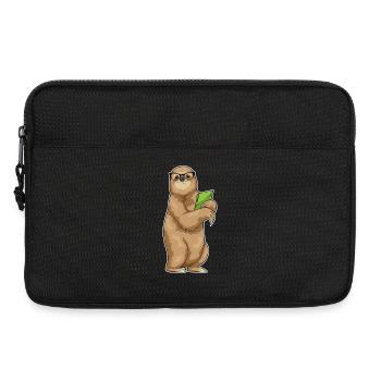 Sloth Secretary Folder Office - Laptop bag 13" - black - Front