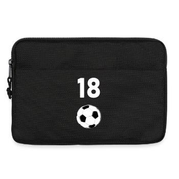 Geburtstagsparty, erwachsen sein, 18 - Laptoptasche 13" - Schwarz - Vorne