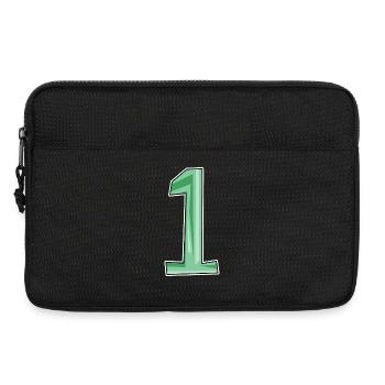 1 green - Laptop bag 13" - black - Front