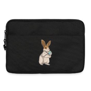 Coloriage de Pâques de Bunny - Sacoche pour ordinateur portable 13 pouces - noir - Devant