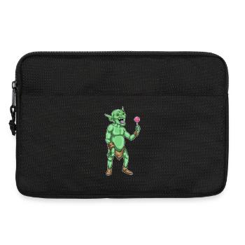 Kobold Halloween Lutscher - Laptoptasche 13" - Schwarz - Vorne