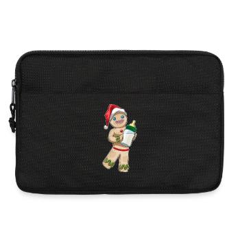 Lebkuchenmann Weihnachten Babyflasche - Laptoptasche 13" - Schwarz - Vorne