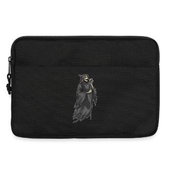 Grim Reaper Halloween Singing - Laptop bag 13" - black - Front