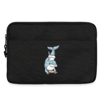 Dolphin Baker Bread Baking - Laptop bag 13" - black - Front