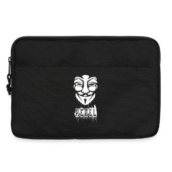 Anonymous graffiti - Laptop bag 13" - black - Front