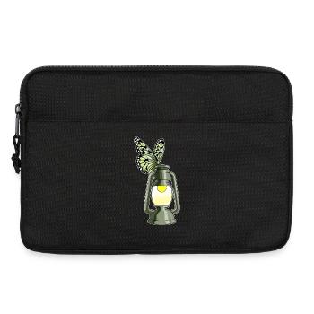 Schmetterling Laterne - Laptoptasche 13" - Schwarz - Vorne