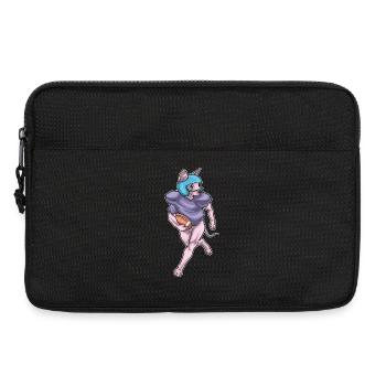 Sphynx Katze American Football Sport - Laptoptasche 13" - Schwarz - Vorne