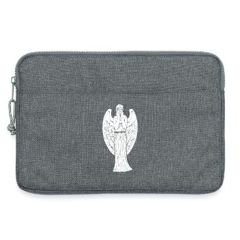 Ne clignez pas des yeux - Sacoche pour ordinateur portable 13 pouces - gris chiné - Devant