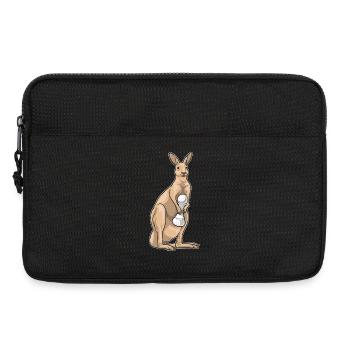 Kangaroo Chess Piece Pawn Chess - Laptop bag 13" - black - Front