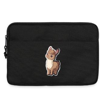 Llama Alpaca Llama Animal Gift - Laptop bag 13" - black - Front