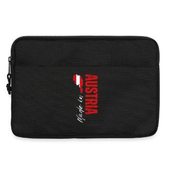 Made in Austria, vertical design - Laptop bag 13" - black - Front