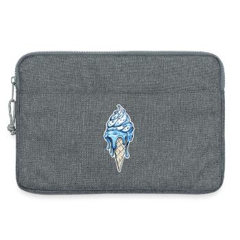 Eiscreme Eis - Laptop bag 13" - heather grey - Front